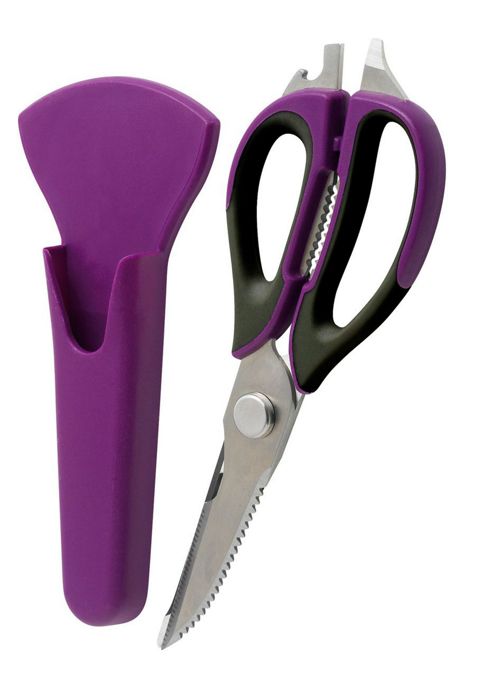 Image of Mastrad Multifunction Kitchen Shears With Magnetic Holder