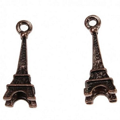 Image of Eiffel Tower Charm - Copper - 2 Pack