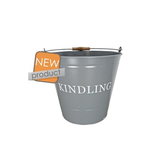 Image of Kindling Bucket - Grey