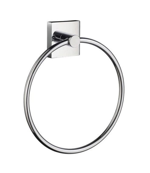 Image of Smedbo House Towel Ring - Brushed Chrome