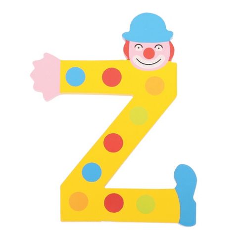 Image of Tatiri Ta426 Crazy Clown Wooden Letter Z