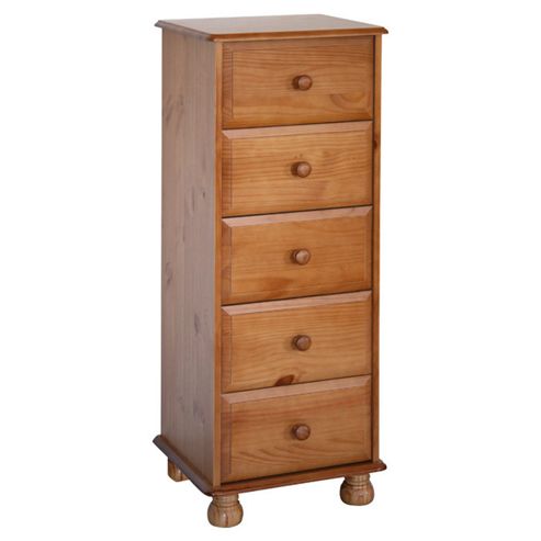 Image of Home Essence Sheraton 5 Drawer Narrow Chest