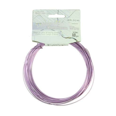 Image of Aluminium Wire 1.2mm Purple