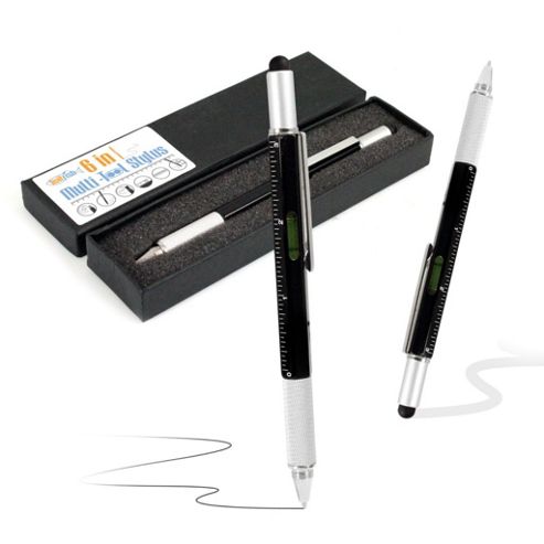 Image of Twitfish Capacitive Stylus With Pen & Tool Sets - Black