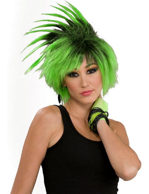 Image of Twist Of Lime 80s Wig