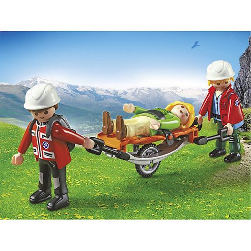 Image of Playmobil - Mountain Rescuers With Stretcher 5430