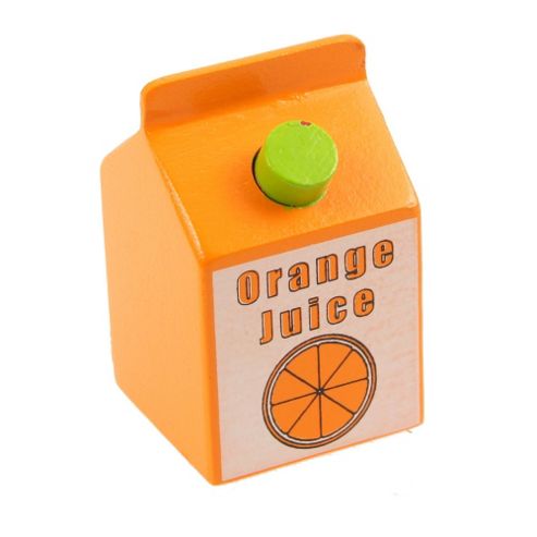 Image of Bigjigs Toys Bjf138 Wooden Play Food Orange Juice (pack Of 2)