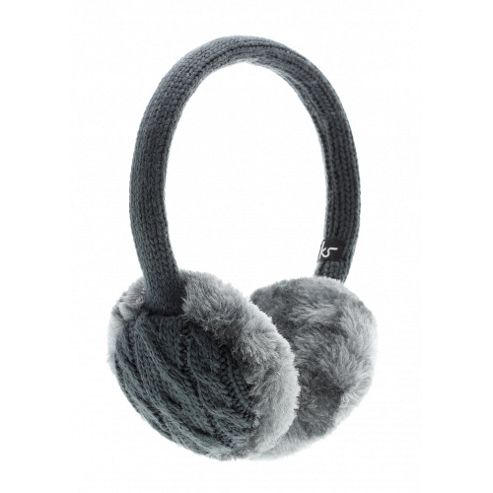 Image of Ink Chunky Knit Earmuffs