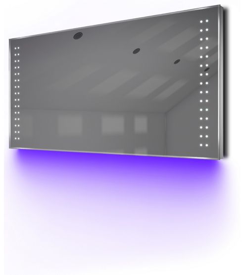 Image of Ambient Ultra-slim Led Bathroom Mirror With Demister Pad & Sensor K7u