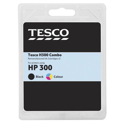 Image of Tesco - Hp 300 Black And Colour Combo Pack Printer Ink Cartridge