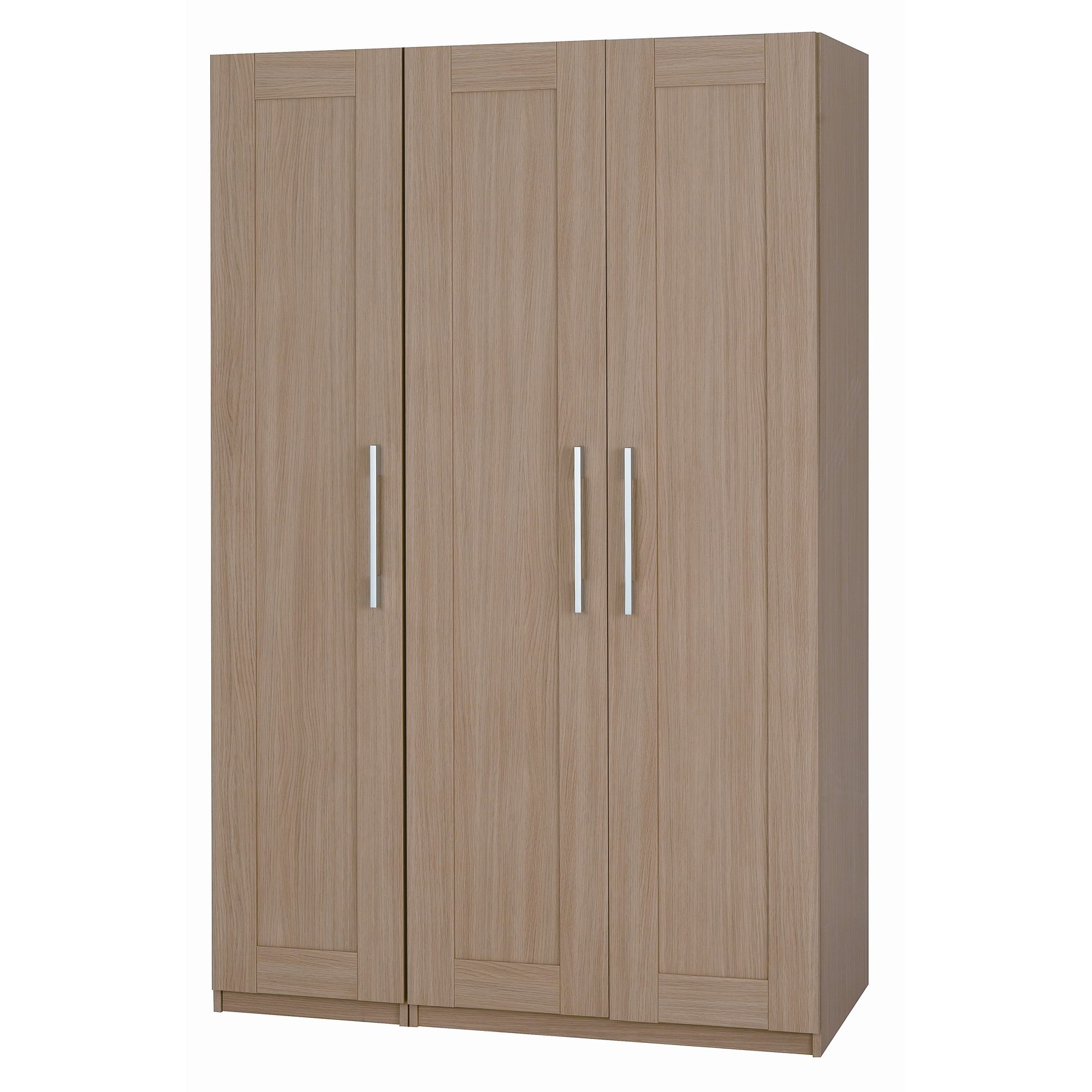 Alto Furniture Visualise Shaker Three Door Wardrobe in Veradi Oak at Tescos Direct