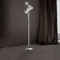 Wofi Arc Five Light Floor Lamp in Chrome
