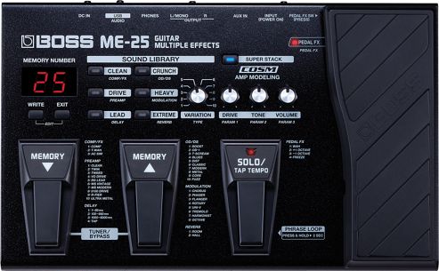 Image of Boss Me-25 Guitar Multiple Effects Pedal