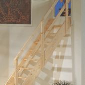 Cottage Wooden Loft Stairs