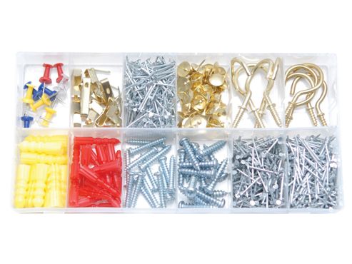 Image of Rolson 61289 Picture Hanging Assortment 600pce