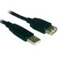 USB A Plug to USB A Socket Computer Cable - 1.8m
