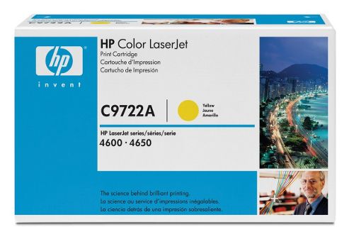 Image of Hp 641a Laserjet Toner Cartridge -yellow