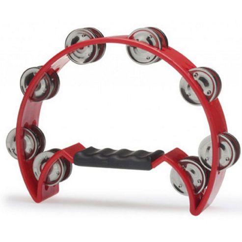 Image of Stagg Tab-2 Half Moon Tambourine - Red