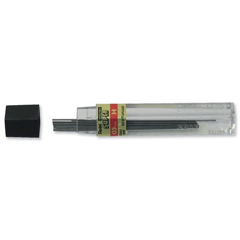 Image of Pentel Refill Lead Extra-strong Hi-polymer In Tube Of 12 X H 0.5mm Ref C505-h [12 Tubes]