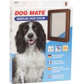 Pet Mate Dog Door Brown 215B Medium