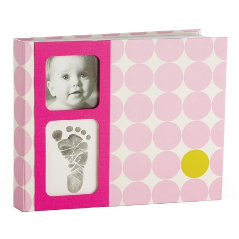 Image of Pearhead Babyprints Photo Album Dots Pink