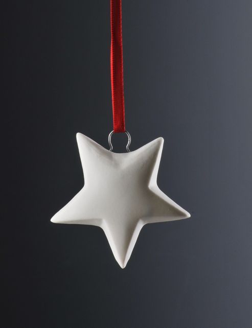 Image of Weimar Star Christmas Tree Decoration (set Of 2)