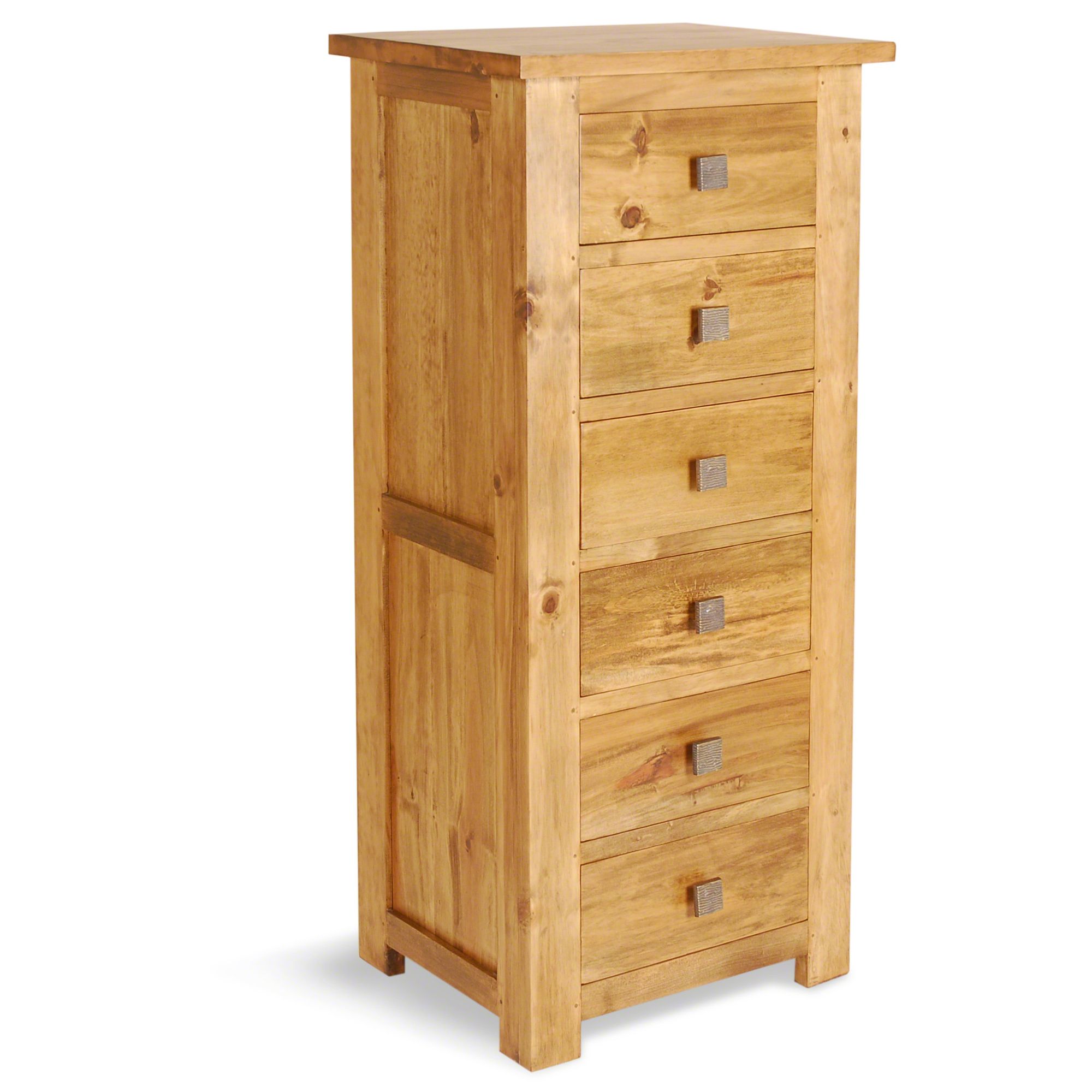 Oceans Apart Brest Pine 6 Drawer Tallboy at Tesco Direct