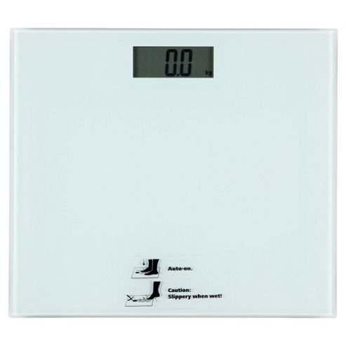 Image of Tesco Electronic Bathroom Scale, White