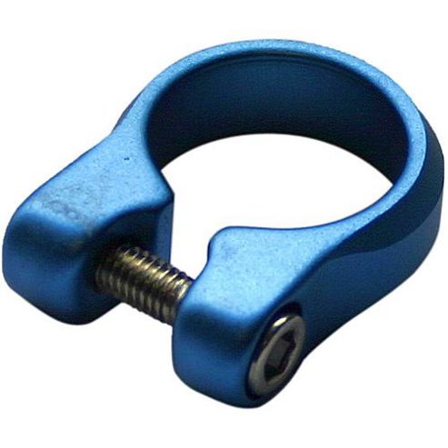 Image of Acor Bolt Seat Post Clamp: 286mm Blue