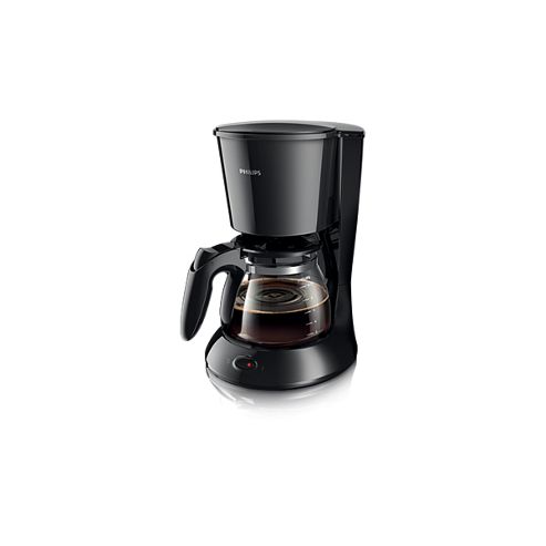 Image of Philips Hd7447 1000w 1.2l Filter Coffee Maker With Glass Jug In Black