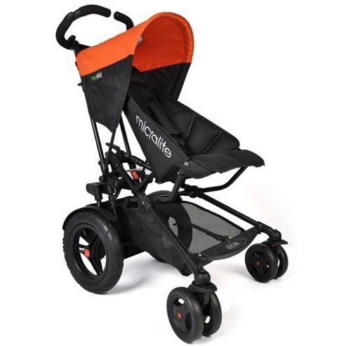 Image of Micralite Twofold Stroller (black/orange)