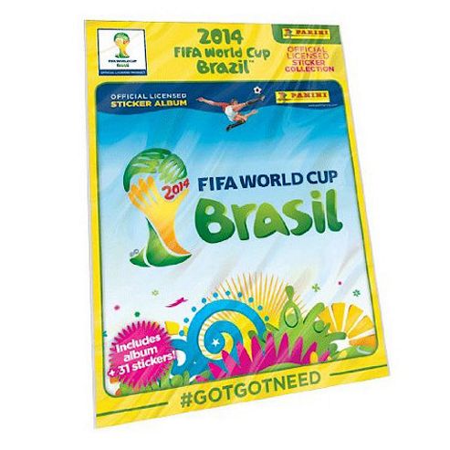 Image of 2014 Fifa World Cup Brazil Official Sticker Album