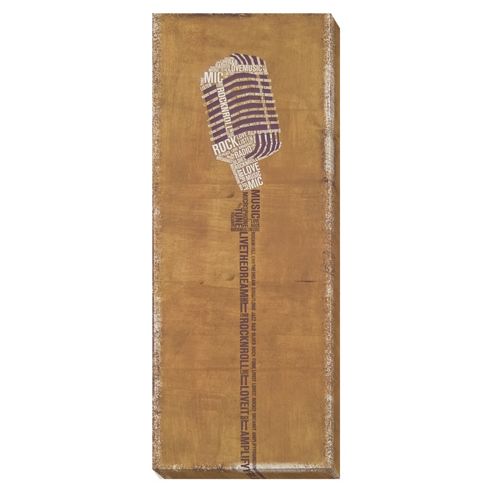 Image of Big Band Canvas - Microphone