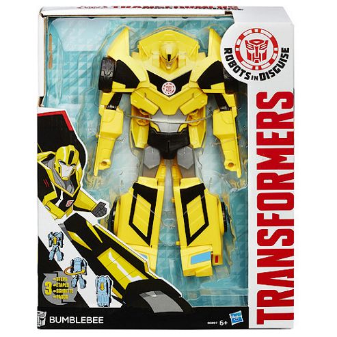 Image of Transformers Robots In Disguise 3-step Changers Bumblebee Figure
