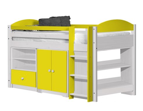 Image of Maximus Mid Sleeper Set 2 White With Lime Details