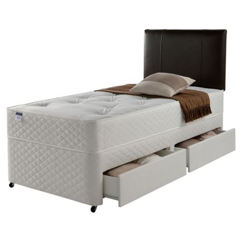 Image of Silentnight Miracoil Comfort Ortho Tuft 2 Drawer Divan - Single (3ft)