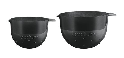 Image of Bodum Bistro Set Of 2 Mixing Bowls Black