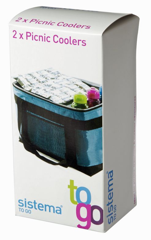 Image of Sistema To Go Picnic Coolers, Set Of 2