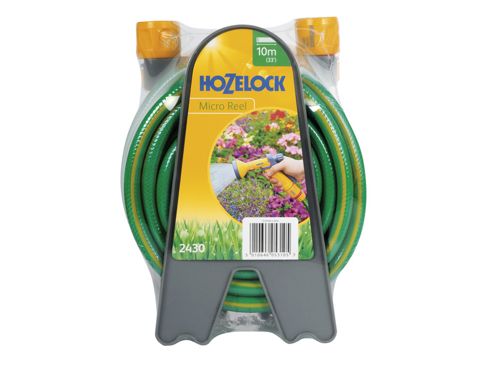 Image of Hozelock 2430 0000 Micro Reel+hose 10m+fittings
