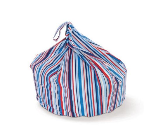 Image of Just 4 Kidz Kids 30cm Practical Bean Bag - Sky Stripe