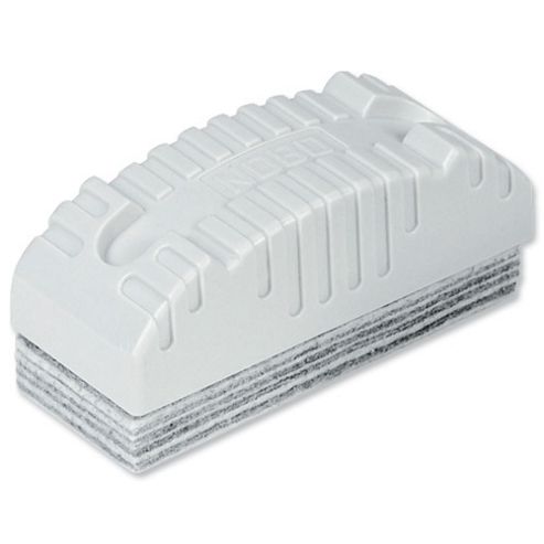 Image of Nobo Drywipe Eraser Easy Peel 10 Disposable Felt Layers Ref 34533944
