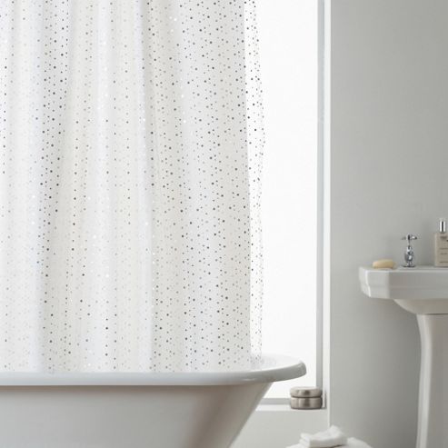 Image of Modern Makeover Glitz Shower Curtain