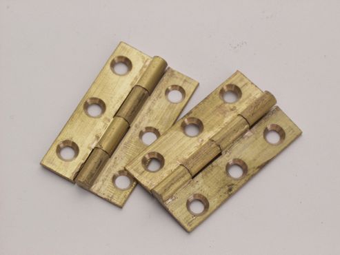 Image of Basic 002471 Butt Hinge Brs 25mm Solid X2
