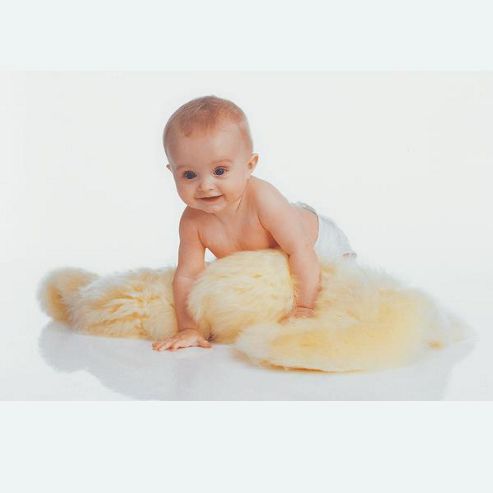 Image of Babydan Lambskin Liner Stroller Liner
