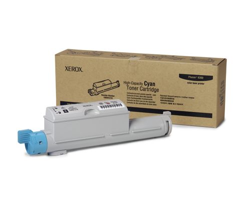Image of Xerox Cyan High Capacity Toner Cartridge (yield 12,000)