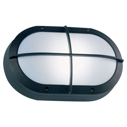 Image of Endon Lighting Rectangle Outdoor Flush Light In Black