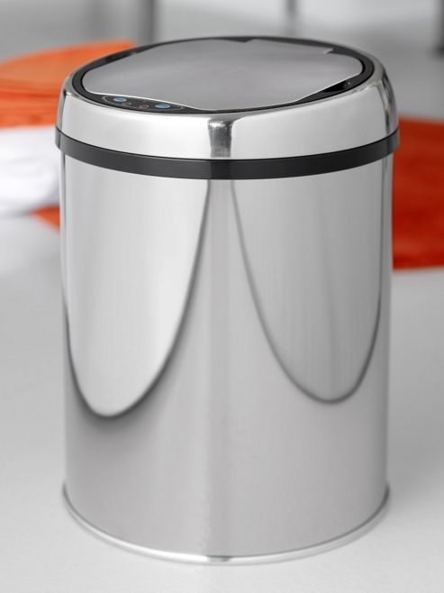 Image of Steel Function Rimini 9 Litres Dustbin With Auto Sensor Lid