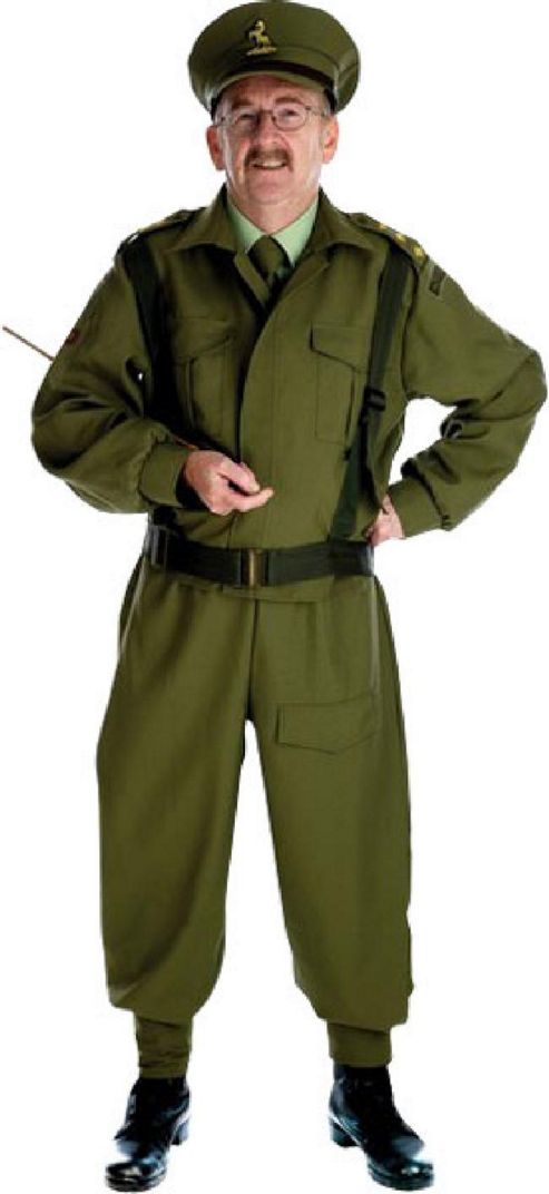 Image of British Home Guard Officer - Adult Costume Size: 42-44