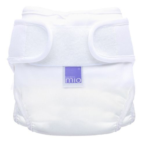 Image of Bambino Mio Miosoft Reusable Nappy Cover - Size 1 (white)