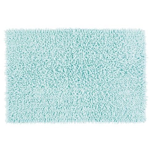 Image of Tesco Chenille Bath - Turquoise